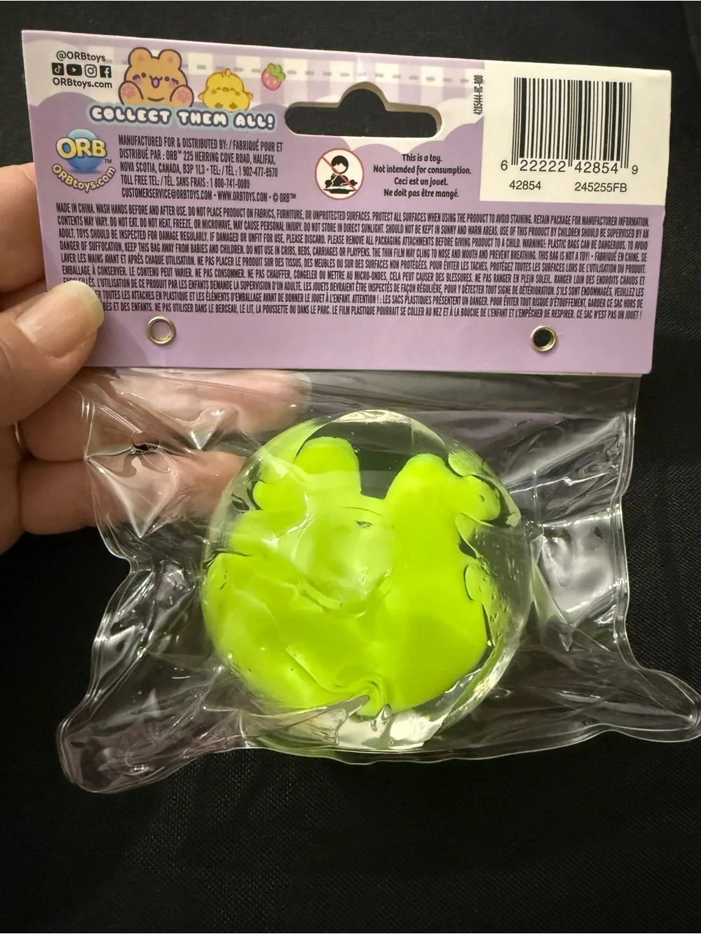 Taba-licious Green Frog Squeezipal Sensory Toy